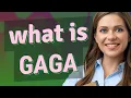 Gaga meaning of Gaga