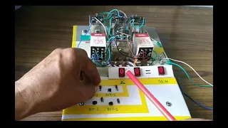 Relay Operated 2 Bit Adding Machine