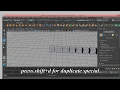 Duplicate special in maya Three different way of duplicate in maya