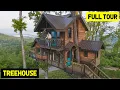 2-STORY TREEHOUSE AIRBNB FULL TOUR Luxury Treehouse w Amazing Views