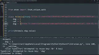 How can I represent an Enum in Python
