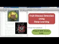 Fruit Disease Detection Using Deep Learning CNN Matlab Code Machine Learning Image Processing