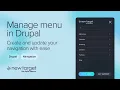 Managing Menus Navigation in Drupal