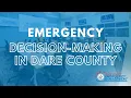 Emergency Decision-Making in Dare County