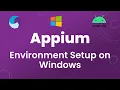 Appium Tutorial 2 Appium for Mobile App Testing Environment Setup