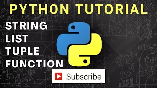 Python - String List Tuple Function Craw Cyber Security