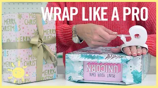 Tricks to WRAP THE PERFECT GIFT in less than 1 Minute