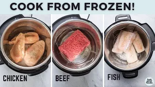 3 Quick \u0026 Easy Instant Pot Recipes | Frozen to Dinner in 30 Min!