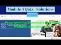 Modules-3 Answer 2021