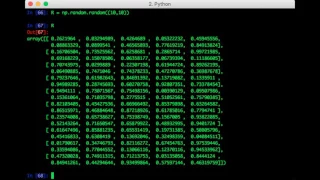 The Numpy Stack in Python - Lecture 7 Generating Numbers