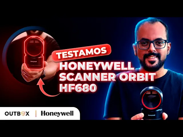 Vídeo Leitor Fixo Honeywell Youjie HF680 Imager 2D QR Code - USB