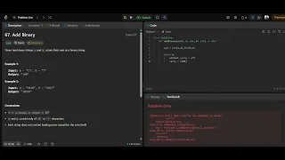 Day 2 Problem 4 LeetCode 67 - Add Binary Python XOR Carry Logic