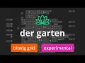 Der Garten Bitwig Grid Natural Soundscape Synthesis Generative Patch
