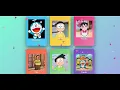 Doraemon Animated Cards HTML CSS JavaScript