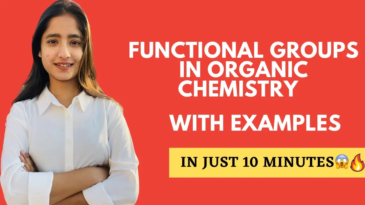 Functional groups | Organic chemistry | in just 10 minutes | Class 10 | Tapur Omar #tapuromar