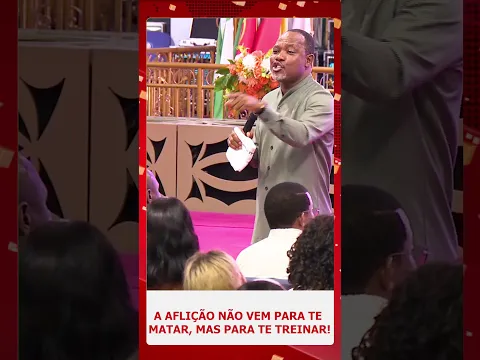 A AFLIÇÃO NÃO VEM PARA TE MATAR, MAS PARA TE TREINAR! – Por Apóstolo Lourenço Fole #shorts