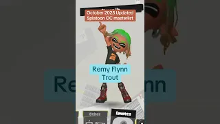 Splatoon 3 Splatoon OC Masterlist October 2025