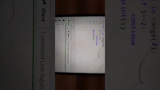 CONTINUE statement in PYTHON