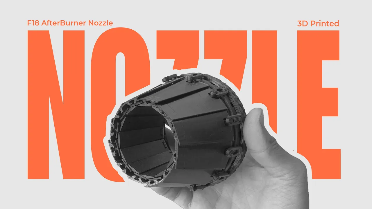 F-18 Afterburner Variable Nozzle