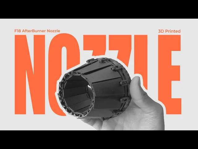 F-18 Afterburner Variable Nozzle video thumbnail