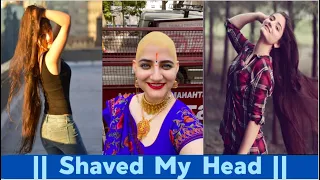 shaved my head indian woman shaving her head tirupati balaji vlog rippy koul