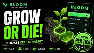 Bloom Mini Game Project Demo HTML CSS JavaScript Source Code