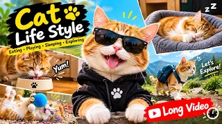 πΉ A Day in the Life of a Funny Cat π± | Eating, Sleeping & Hilarious Moments!