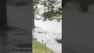 Flash flooding in Norfolk August 4 2026