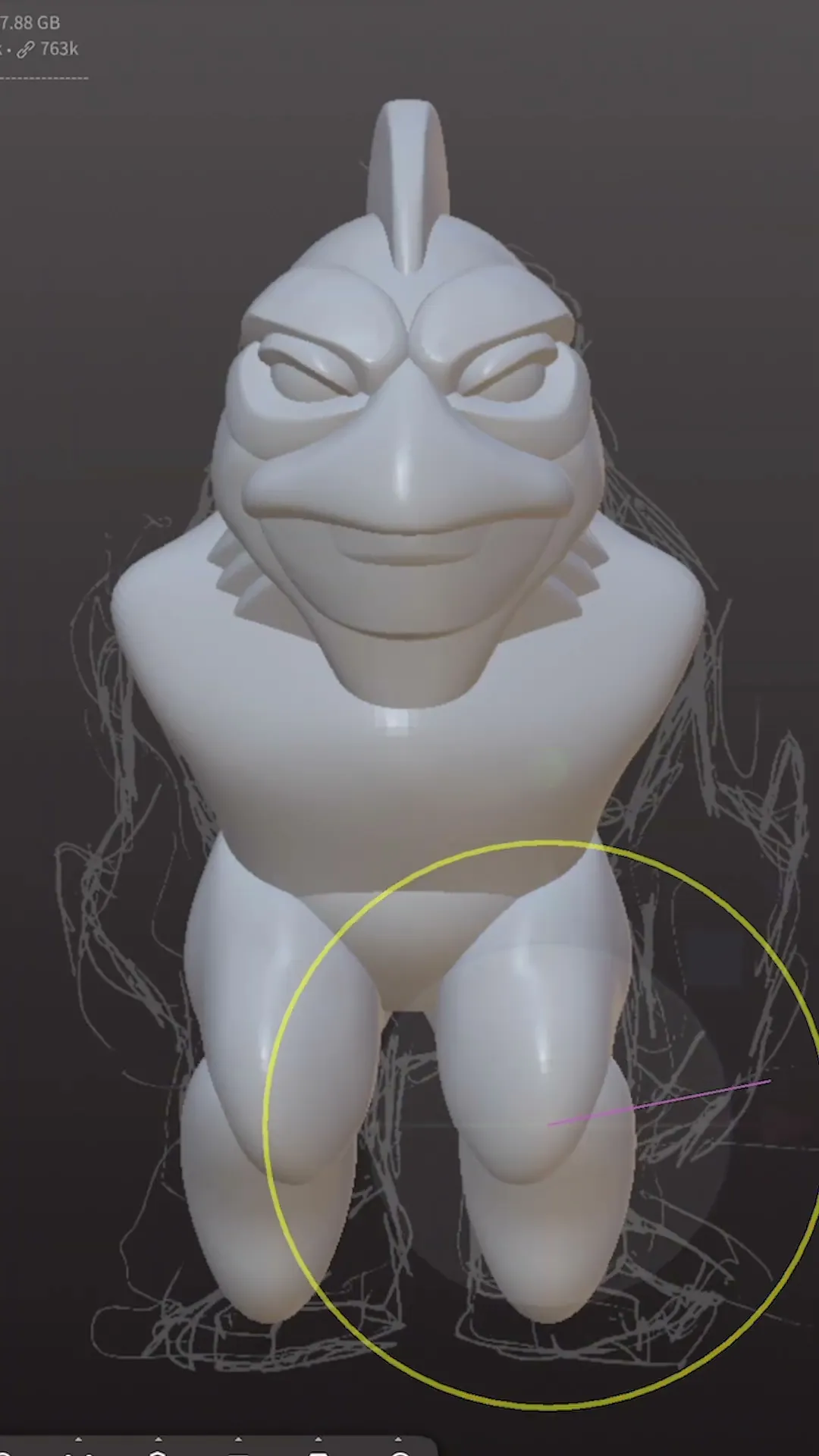 Mini Mere-Monster - Sculptember Model #6