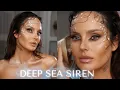 Mythical Siren Mermaid Halloween Makeup with Realistic Fish Scales