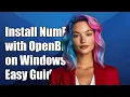 Tutorial for installing numpy with OpenBLAS on Windows