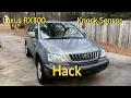 Lexus RX300 bank sensor hack