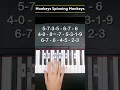 Download Lagu Kevin Macleod - Monkey Spinning Monkeys - Piano Tutorial #shorts