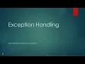 Exception Handling in Java Urdu