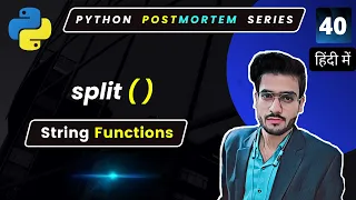 Split python Splitting of Strings in python String Inbuilt Functions