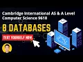 Databases Quiz A Level Computer Science 9618 Paper 1