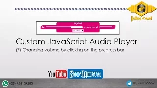 Custom JavaScript Player 7 changing volume by clicking on the progress bar