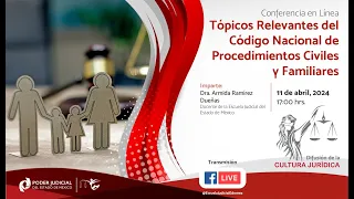 Tópicos relevantes del Código Nacional de Procedimientos Civiles y Familiares