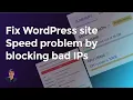 How to Fix Website Performance by Blocking Bot Traffic Cloudways Tutorial
