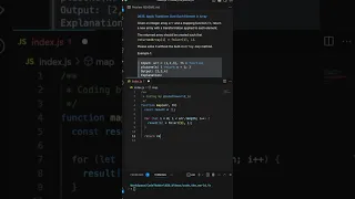 30 Days of LeetCode JavaScript Challenge - Day 4 Apply Transform Over Each Element in Array