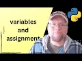 Python Tutorial Variables Assignment and Identifiers