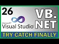 Visual Basic NET Course - 26 Try Catch Finally