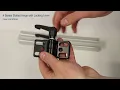 4 Series Slotted Hinge with Locking Lever