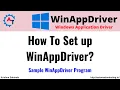 5 WinAppDriver Tutorial How To Set Up WinAppDriver in Windows 10