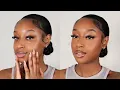 CLEAN GIRL MAKEUP TUTORIAL FOR BROWN GIRLS SIMPLE EVERYDAY MAKEUP
