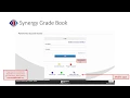 Signing in to Synergy Grade Book