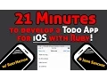 21 Minutes to Developing a Todo List iOS App with Ruby using RubyMotion RedPotion and Core Data