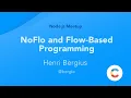 Overview of How to Use NoFlo - Node js Meetup