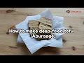 Download Lagu How to make deep-fried tofu (Aburaage)  豆腐で油揚げを作ってみる