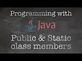 Object Oriented Programming with Java 10 Multiform program using Public Static class members